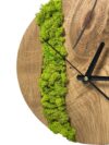 Годинник з дерева та моху